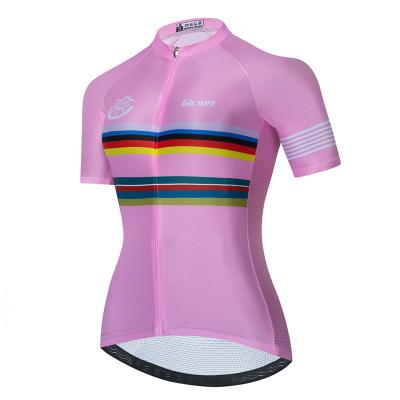 China Breathable Sport Team Riding Ladies Custom Road Bike Quick Dry Wear for sale