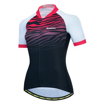 China Breathable OEM Womens Factory Jersey Short Sleeve Cycling Custom for sale