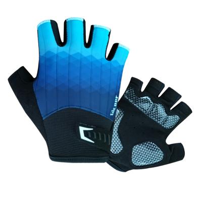 China Custom Half Finger Breathable Wholesale Unisex Bike Gloves Logo Riding Recycling Gloves for sale