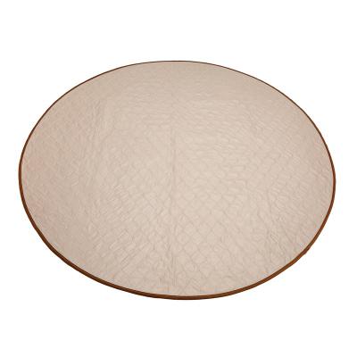 China Durable High Quality Waterproof Washable Reusable Round Pet Pee Pads For Dogs for sale