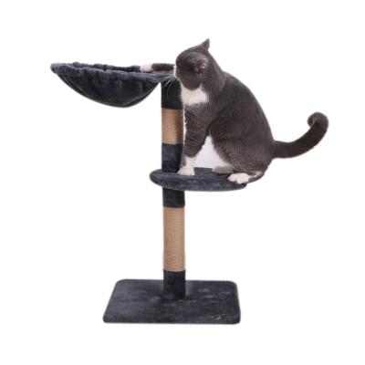 China Small Sustainable Modern Interactive Sisal Scratcher Sleep Housing Cat Tree for sale