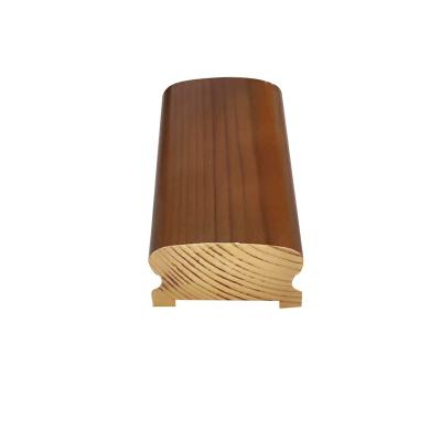 China Contemporary Customized Horseshoe Wood Railings For Beech Wood Stairs for sale