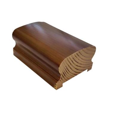 China Contemporary Mushroom Shaped Drying Pine Railings For Residential Hallway Stairs for sale