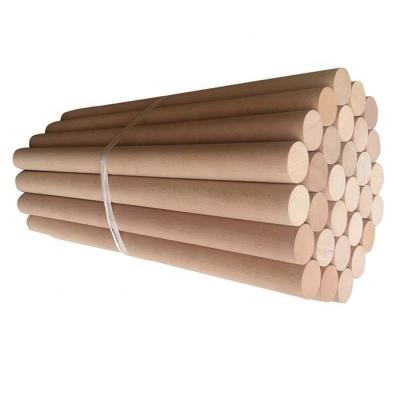 China Wholesale High Load Bearing Capacity Tapered Beech Round Solid Wood Finger Stick Rods With Bundles MakingPopular for sale