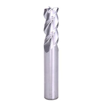 China Corner Radius Carbide End Mill LEE-X HRC55 3 Flutes For Aluminum Smooth Route Corner Bit Radius AL Solid Carbide End Mill Finishing Cutter Milling for sale