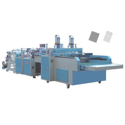 China Factory PP PE D-Cut Bag 2 Milk Plastic Tea Bag Tote Gift Bag Pouch Sealing Lines Making Machines Low Price for sale