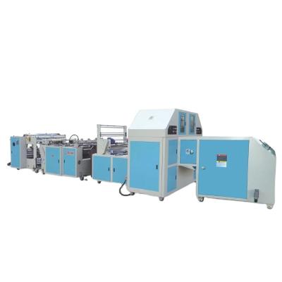 China Factory Automatic Biodegradable 2 Lines Fresh-keeping Roll Bag Plastic Garbage Bag Making Machine With Core for sale