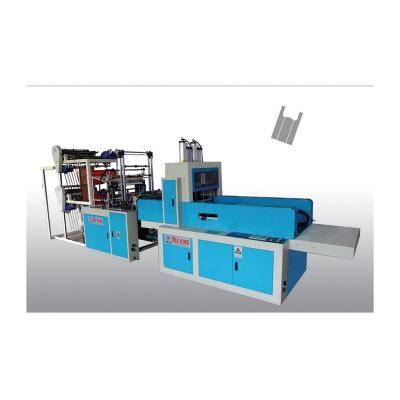 China Computer Controlled Lines HDPE Biodegradable LDPE Plastic Factory 2 Full Automatic T-shirt Waste Bags Cutting Making Machine for sale