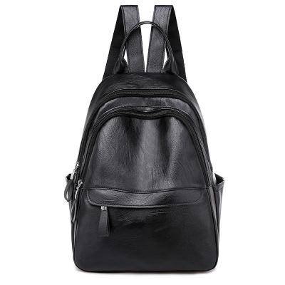 China 2020 fashion china fashion backpack cheap leather wholesale and cute pu backpack teenage girl for sale