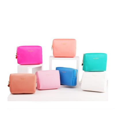 China 2022 Fashion Women Custom Printing Mini Travel Multicolor PU Cosmetic Organizer Makeup Bag for sale