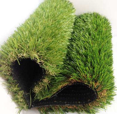 China PP+PE Artificial Lawn Synthetic Landscape Artificial Turf Grass Green Grass Mat for sale