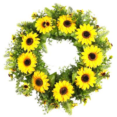 China Minimalist Amazon Sale Like Hot Cakes Home Decor Wedding Decoration Holiday Party Sunflower Garland for sale