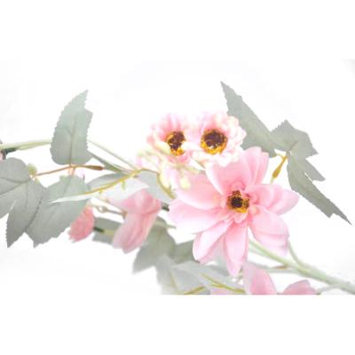 China Environmental Plastics Dahlia Flower With Environmental Plastics Artificial Designed Customizable for sale