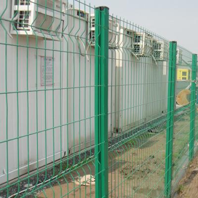 China Fence Garden Powder Coated 3D Panel Fence PVC Spray Coated Diamond Curved Wire Mesh For Fence for sale