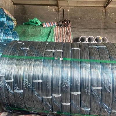 China Galvanized Wire Fencing Hot Dipped Galvanized Oval Wire Oval High Tensile Galvanized Steel Wire for sale