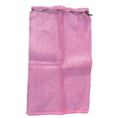 China Hot Packing Mesh Bag Sale Onion PP Mesh Bag For Packing Vegetables With Drawstring Mesh Net Bag for sale