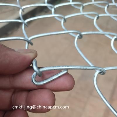 China Fence Mesh Hot Dip Galvanized Chain Link Wire Mesh Fence And Chain Link Mesh Nets for sale