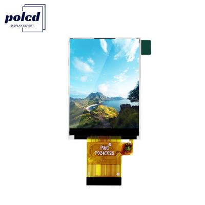 China Polcd ST7789V 2.4 Inch Tft Display 12 0'CLOCK 240x320 tft lcd Panel Screen for sale