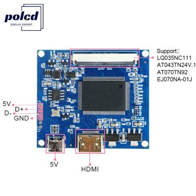 China 40 Pin 50 Pin Lcd Driver Board EJ070NA-01J 7”8”9”10.1 Inch for sale