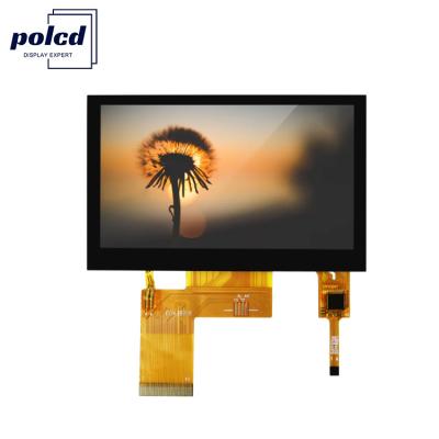 China Polcd ST7262E43 4.3 Inch Tft Lcd Display 280 Nit LCD Touch Panel 800X480 for sale