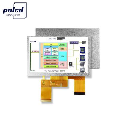 China Polcd 800x480 5 Inch Square Shape Display LCD IPS View Angle LCD Screen 40pin ST7262 Drive TFT Module for sale