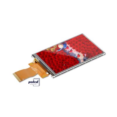 China Polcd Custom 3.95 Inch 320x480 Ips Tft Lcd RGB Interface Liquid Crystal Display Module With Touch for sale