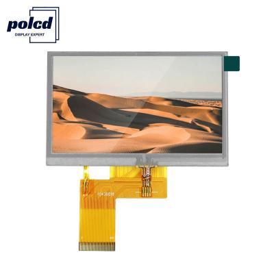 Κίνα Polcd ST7262E43 Πίνακας οθόνης αφής 4,3 ιντσών Hdmi LCD 800x480 RGB 24 bit προς πώληση