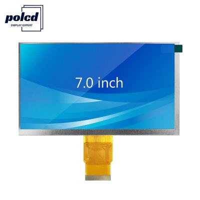 China Polcd 300 Nit RoHS 7 Inch Tft Display 153.84mm Display Lcd Tft  6 O'Clock for sale