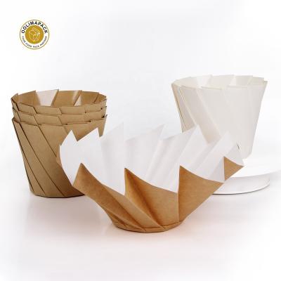 China White Disposable Shrink Wrap Leakproof Wrapping Paper Leakproof Cake Cup Cake Cup Baking Bowl Cup for sale