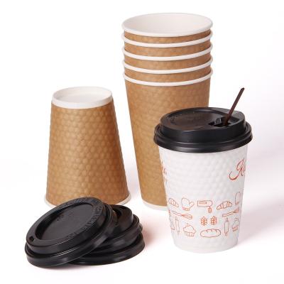 China Compostable logo printed cardboard vasos biodegradables cup for sale