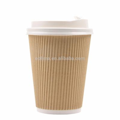 China Espresso Single Wall Paper Cup , Disposable Coffee Cup With Lid for sale