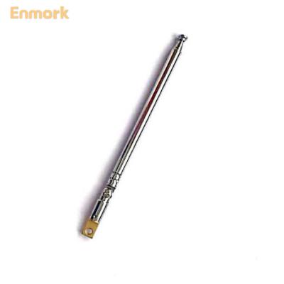 China Telescopic Stainless Steel / Brass Rod Antenna For Two Way Radio FM Radio EM-LG02 for sale