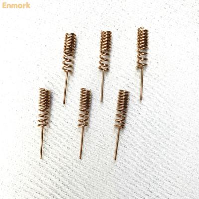 China Phosphor Copper Helical Antenna Internal Long Term 2dbi 868 Terminal Antenna for sale