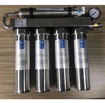 China Eco-friendly 5 stage ultrafiltration water purifier with 304 stainless steel, OEM utility water filter for household use for sale