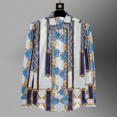 China Professional factory anti-pilling polyester printing men's casual graphic shirt with best quality for sale