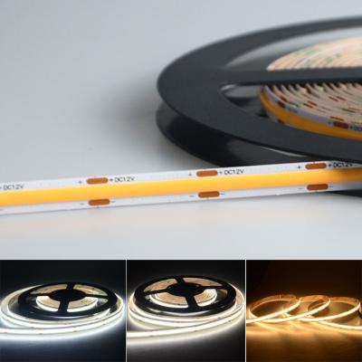 China Project 480 Led COB Strip DC12V/24V90RA 5Meter LED COB Manufacturer Directly zu verkaufen