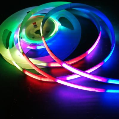 China Desktop ZZEL ZYEL 200mm Length DC5V COB LED Fantasy Strip RGBW 900Chips/M SK6812 Show Bar Counter Atmosphere Modeling Lamp for sale