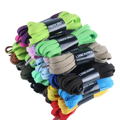 China Polyester Flat Wide Shoe Laces Manufacturer Flat Wide Shoe Laces for sale