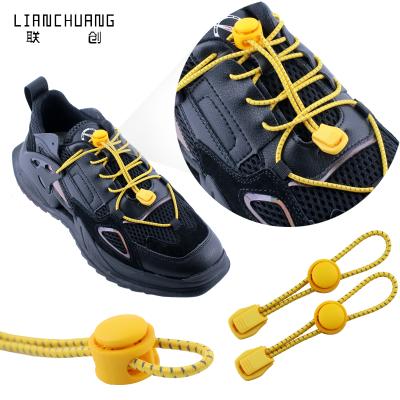 China Custom round no tie laces wholesale for no tie elastic laces for sale