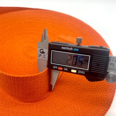 China Custom Heavy Duty High Tenacity 38mm Webbing Cotton Textile Webbing For Bag Strap for sale