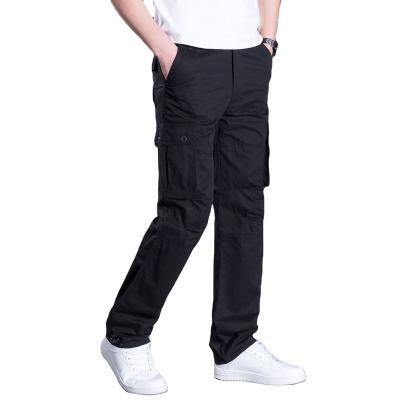 China Men Military Anti-Pilling Cargo Casual Multi Pockets Pants Plus Size Tactical Pants Outwear Straight Army Pants for sale