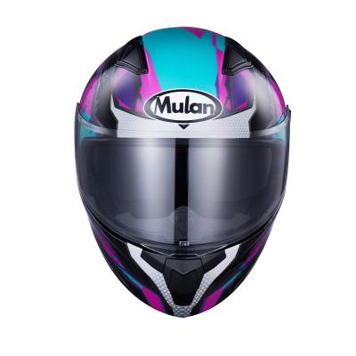 China 2021 Hot Selling ABS Graphics ABS Full Face Motorcycle Helmet With Double Sun Visor FF919A for sale