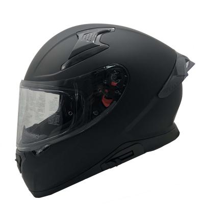 China Helmet Black ABS Material Motorcycle Helmet With Dot& ECE Standards Motorcycle Helmet Full Face for sale