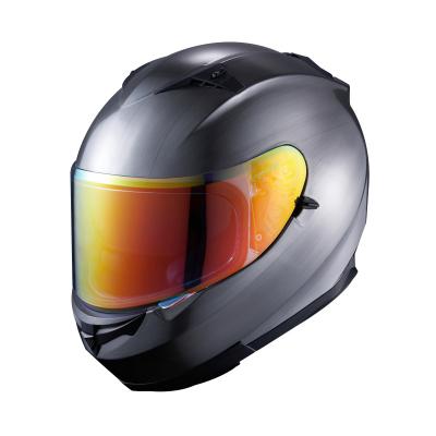 China ABS Customized High Quality Dual Visor ABS Motorcycle Helmet For Racing for sale