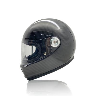 China High Safety OEM Carbon Fiber Full Face Helmet For Motorcycle With ECE And DOT Certification for sale