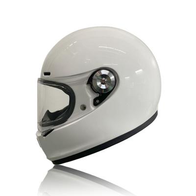 China 2022 New Retro Fiberglass Helmet Fiberglass Full Face Helmet With EEC for sale