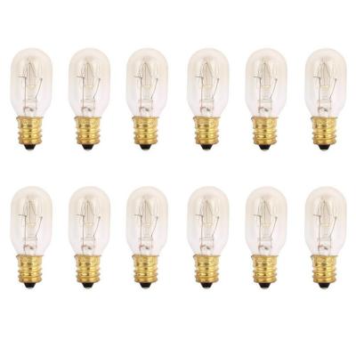 China Aluminum 25 Watt Incandescent Salt Lamp Bulbs E12 Himalaya Socket for sale