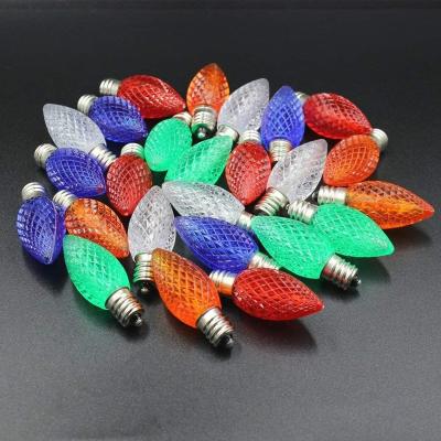 China Outdoor Christmas Decorations C7 Bulb C7 Led Christmas Lights for sale