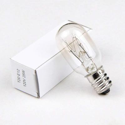 China E12 15W T20 Aluminum Tubular Incandescent Light Bulb For Salt Lamp for sale