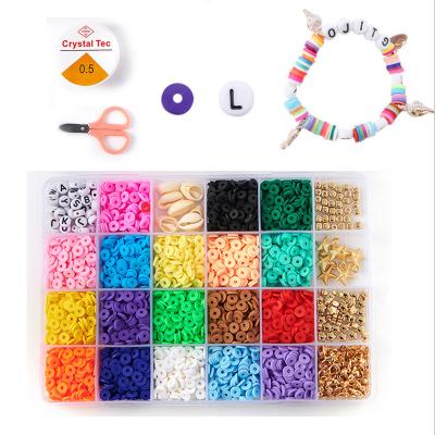 China Other Craft DIY Polymer Clay Spacer Beads Kit with Pendant and Jump Rings for Jewelry Making Bracelets Necklace Earring for sale